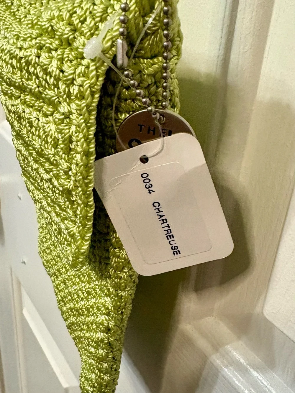 The Sak Lime Green Crochet Crossbody Bag